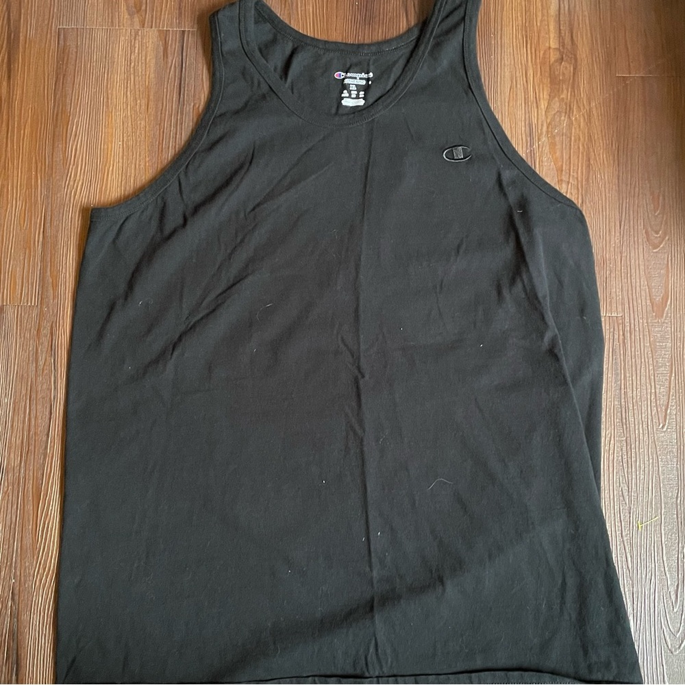 Authentic Champion black tank top XL